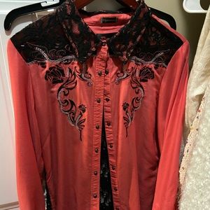 Roar button down shirt